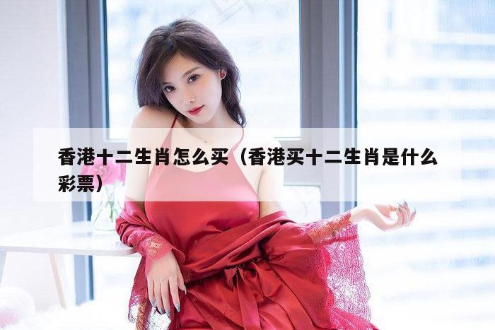 香港十二生肖怎么买(香港买十二生肖是什么彩票)